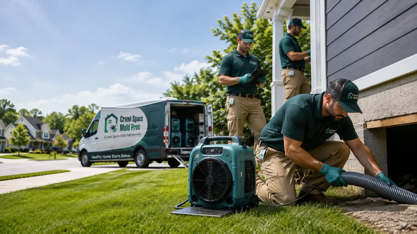 Crawl Space Mold Removal in Van Buren, IN